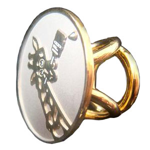 Кольцо для платка с логотипом